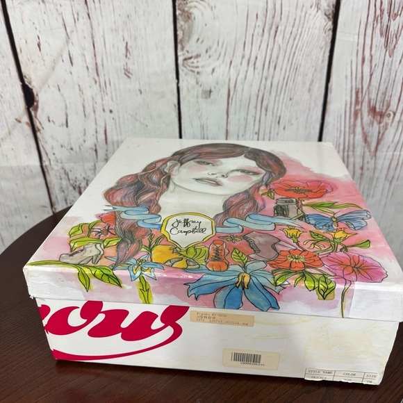 JEFFREY CAMPBELL NIGHT WALK PRICKLY Studded Tan Suede heelless Platforms 6 New - Picture 15 of 17